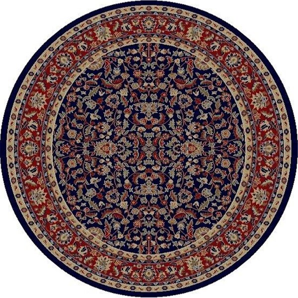 Rlm Distribution 5 ft. 3 in. x 7 ft. 7 in. Jewel Kashan - Navy HO2545825 - main